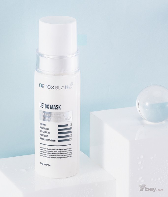 Mặt nạ sủi bọt thải độc Detox Blanc chính hãng - Mask mẫu mới
