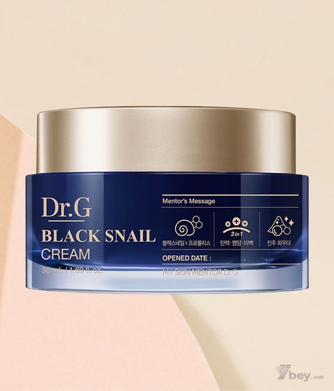 Kem dưỡng chống lão hoá Dr.g Black Snail Cream 50ml