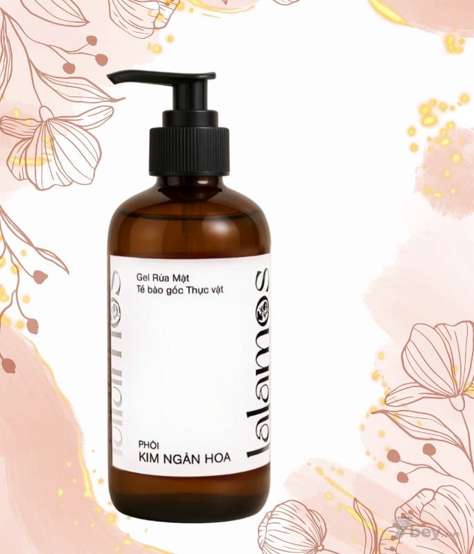 Gel rửa mặt Phôi Kim Ngân Hoa Lalamos - Làm sạch sâu, loại bỏ bụi bẩn, dầu thừa, ngừa mụn