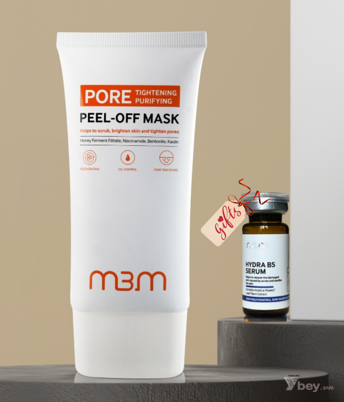 Gel mặt nạ lột Peel-Off Mask M3M chính hãng (Tặng Hydra B5 Serum)