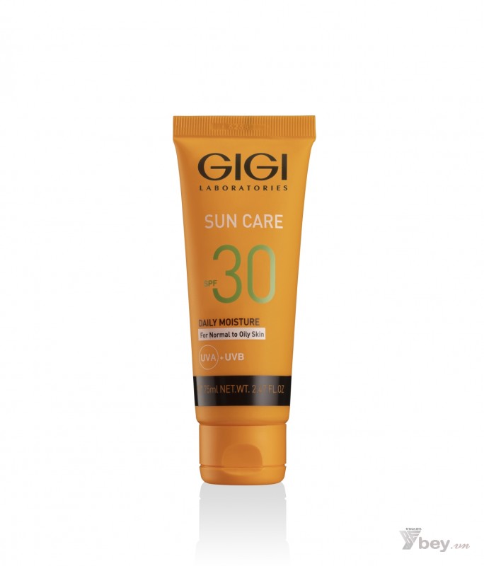 GiGi Sun Care Daily Moisture Spf30 Oily - Kem chống nắng dưỡng ẩm, bảo vệ da toàn diện cho làn da dầu 75ml