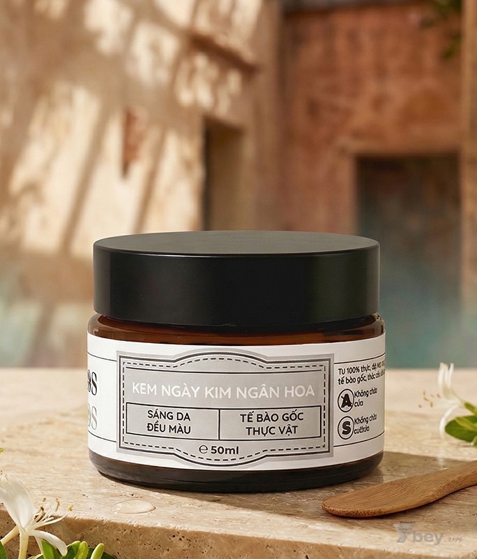 Kem face Kim Ngân Hoa Lalamos dưỡng trắng, mờ thâm, ngừa nám cho da ban ngày
