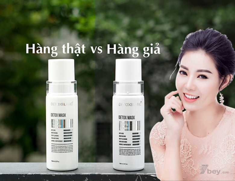 Cách phân biệt THẬT GIẢ sản phẩm DETOXBLANC ngoài thị trường