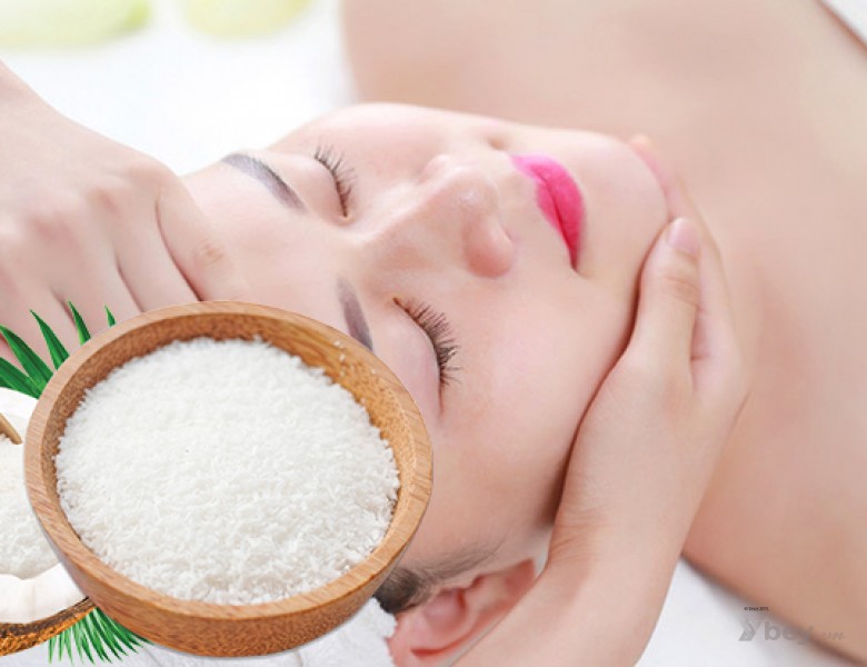 Tẩy tế bào chết toàn thân hiệu quả với bột Cơm dừa tự nhiên Flour Coconuts Scrubs