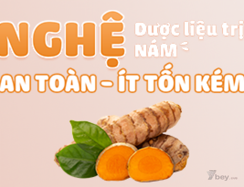 Nghệ - Dược liệu trị nám, kháng viêm, ngừa mụn hiệu quả, an toàn và ít tốn kém