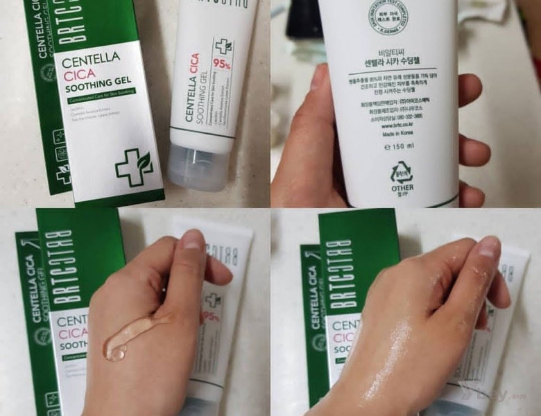 Gel rau má cấp ẩm, làm dịu da BRTC Centella Cica Shoothing Gel