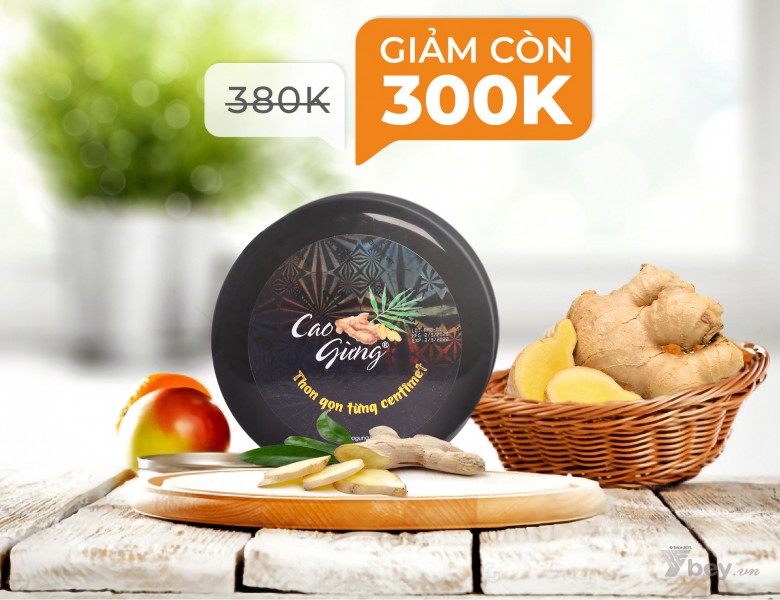 Kem tan mỡ Cao gừng Thiên nhiên Việt chính hãng