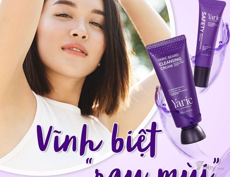 Combo sản phẩm Kem tẩy râu, lông Yaric chính hãng
