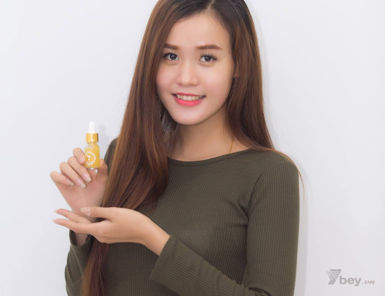 Serum vàng 24k tinh chất yến collagen trị thâm, dưỡng trắng và căn mịn da