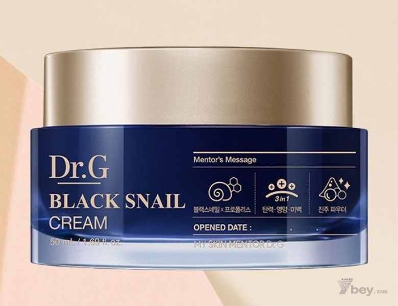 Kem dưỡng chống lão hoá Dr.g Black Snail Cream 50ml