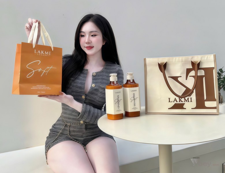 Combo 2 sản phẩm gội xả đặc trị rụng, kích mọc tóc và dưỡng tóc thiên nhiên Lakmi Luxury - Review sản phẩm chính hãng